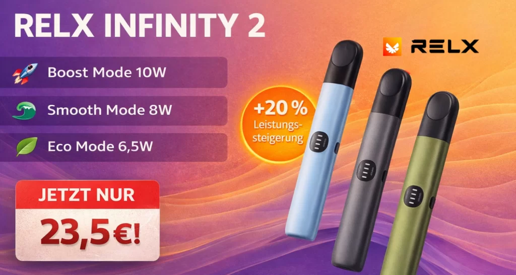 RELX Infinity 2 Home Banner