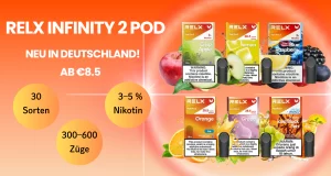 Beliebte RELX Pods in Deutschland RELX Pod Pro 2 Banner
