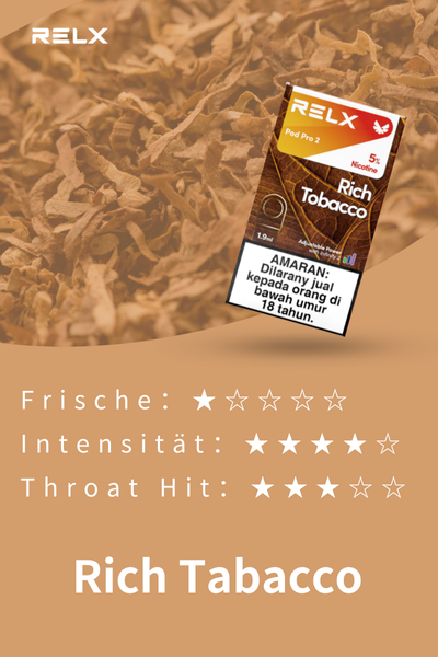 RELX Pods Rich Tabacco