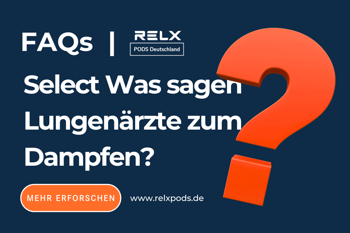 Was sagen Lungenärzte zum Dampfen?